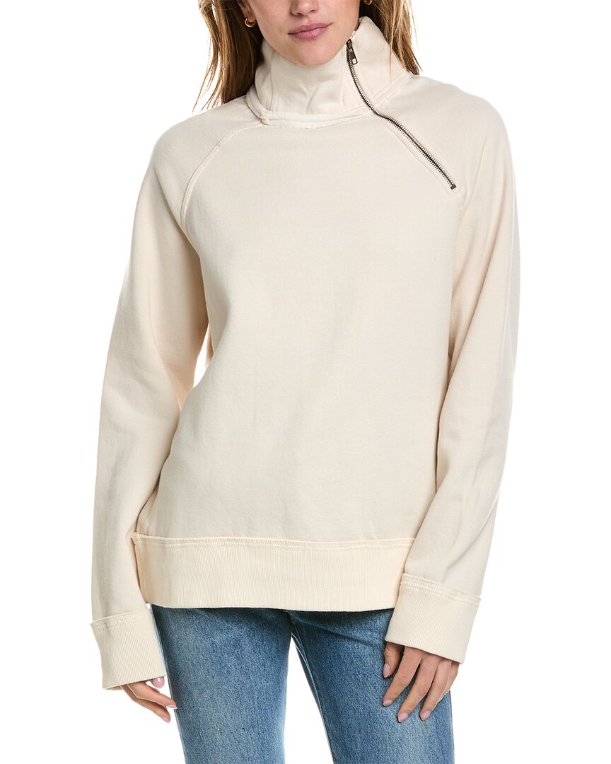 Free People Just A Game 1/2-zip Pullover In Blue