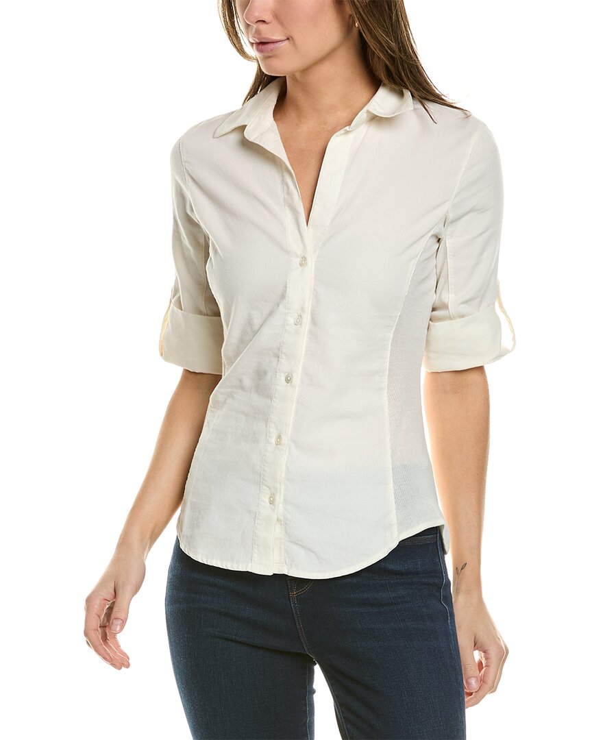 JAMES PERSE JAMES PERSE CORDUROY CONTRAST PANEL SHIRT