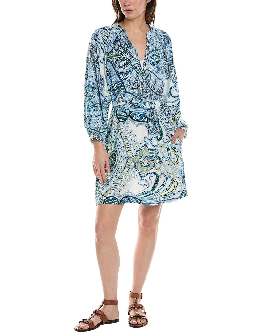 Shop Melissa Odabash Amy Mini Dress In Blue