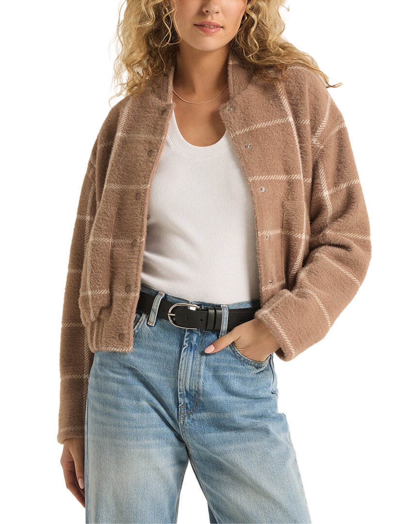 Z SUPPLY Z SUPPLY LEX PLAID BOMBER JACKET 