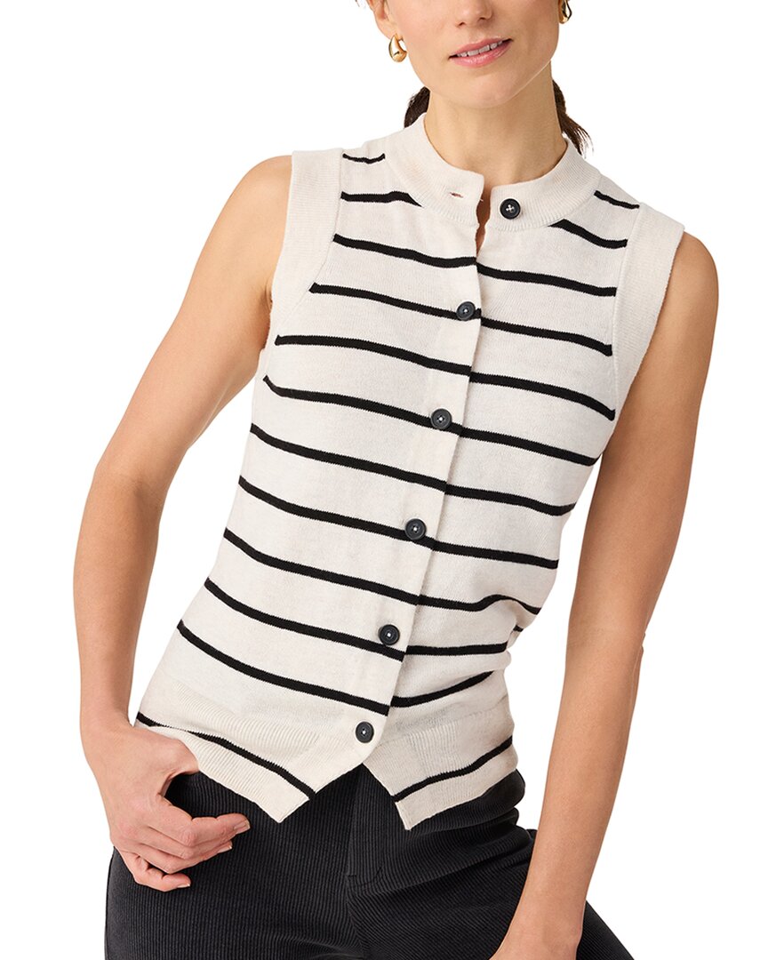 Nic + Zoe Nic & Zoe Striped Essential Sweater Vest