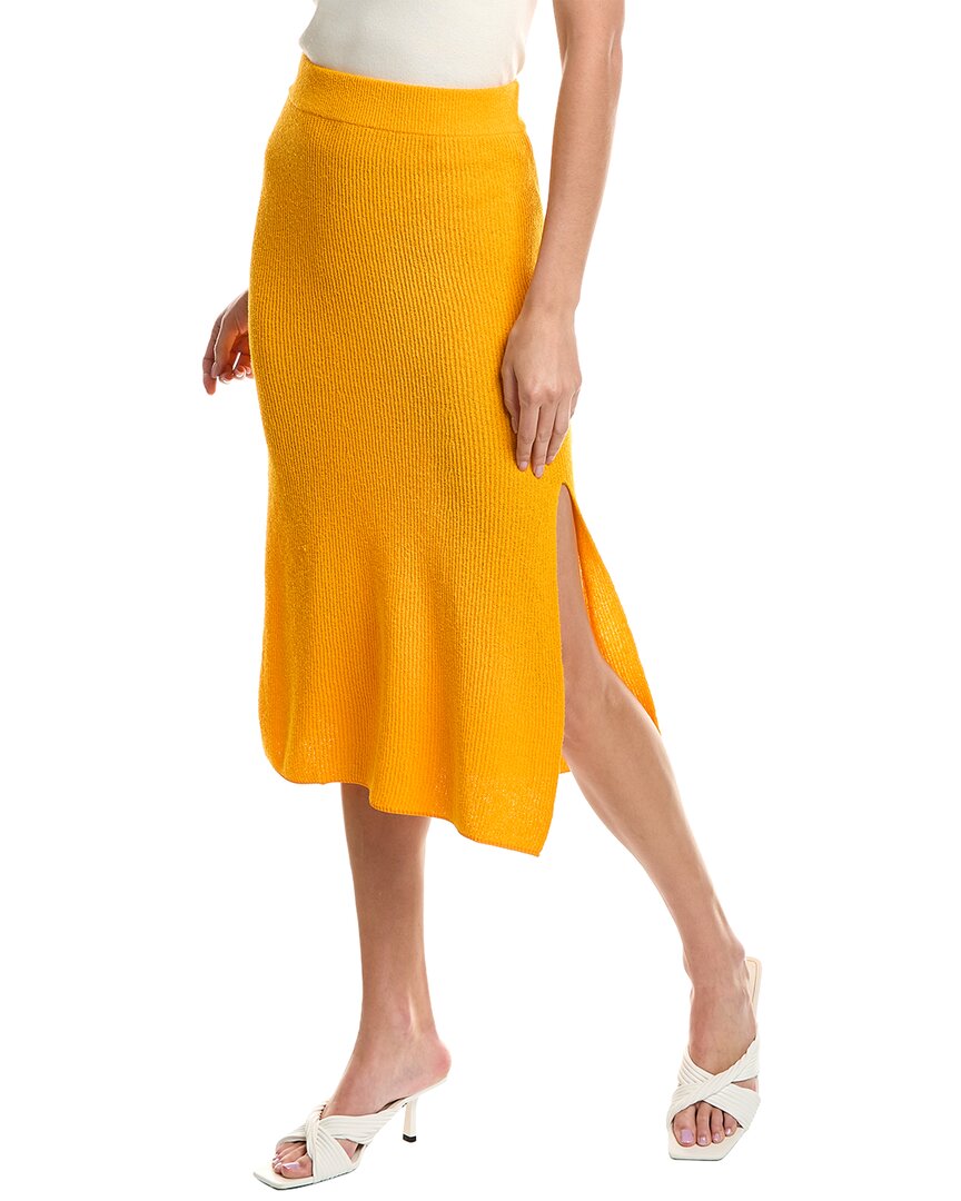 Shop Rag & Bone Soleil Skirt In Yellow