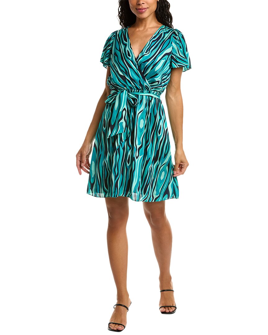 Shop Trina Turk Planetary 2 Mini Dress In Green