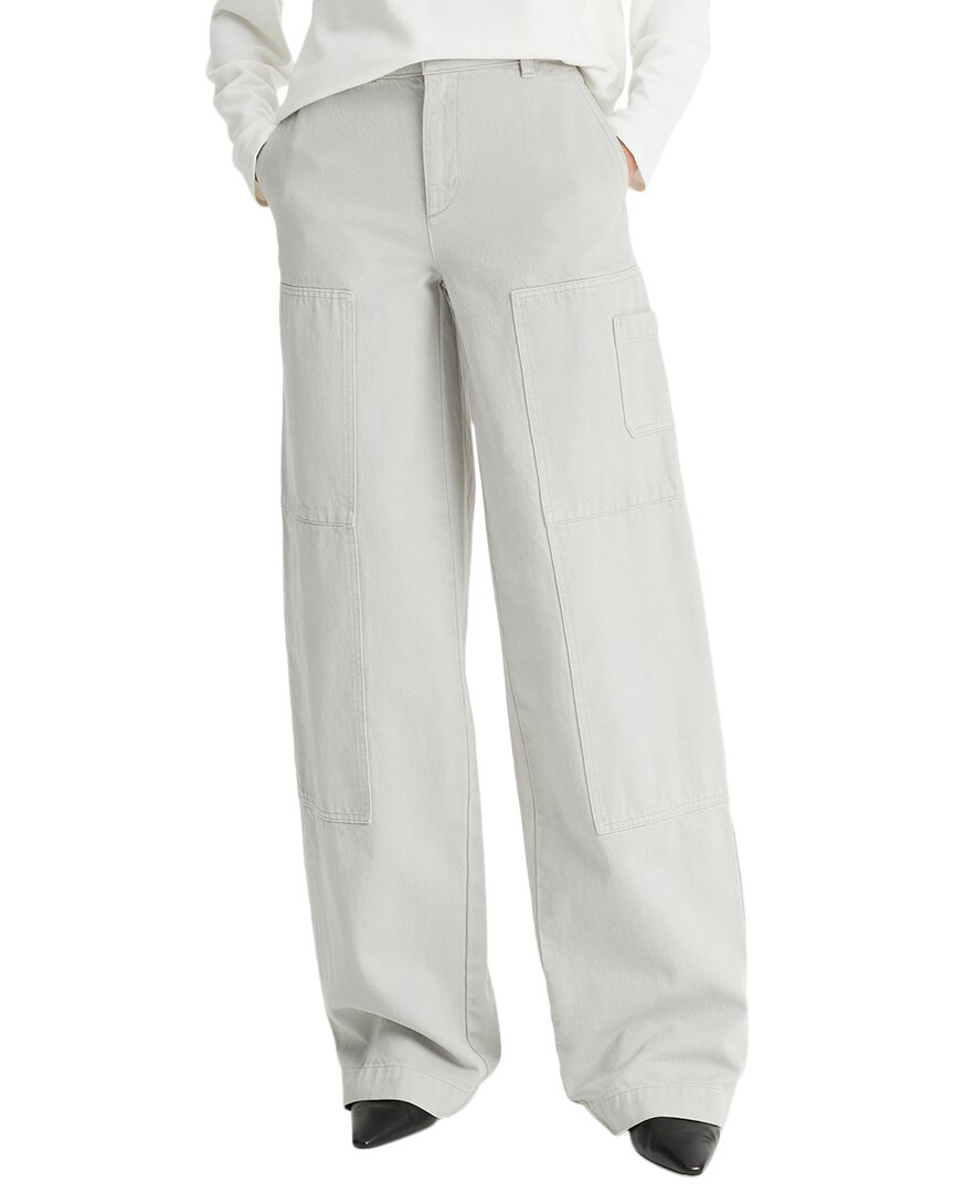 Vince Mid Rise Utility Twill Pants In Multi