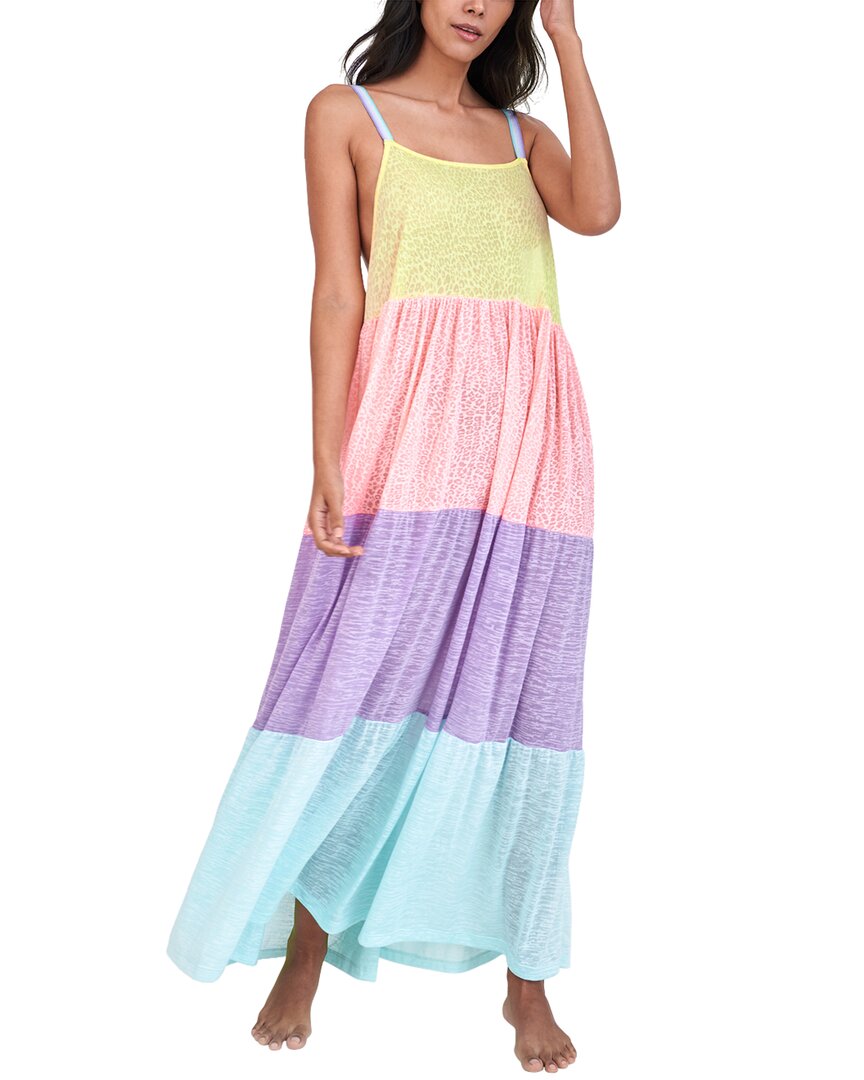 Pitusa Rainbow Maxi Dress In Multi | ModeSens