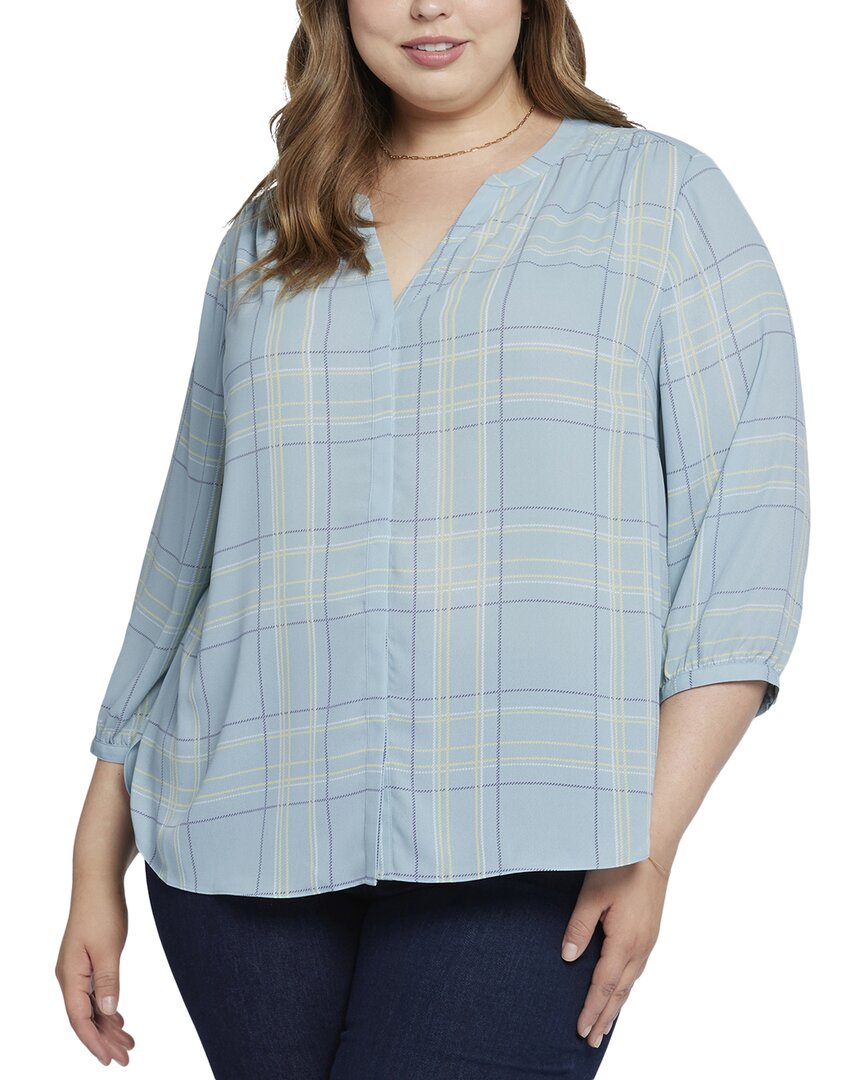 Nydj Plus Size Pintuck Blouse