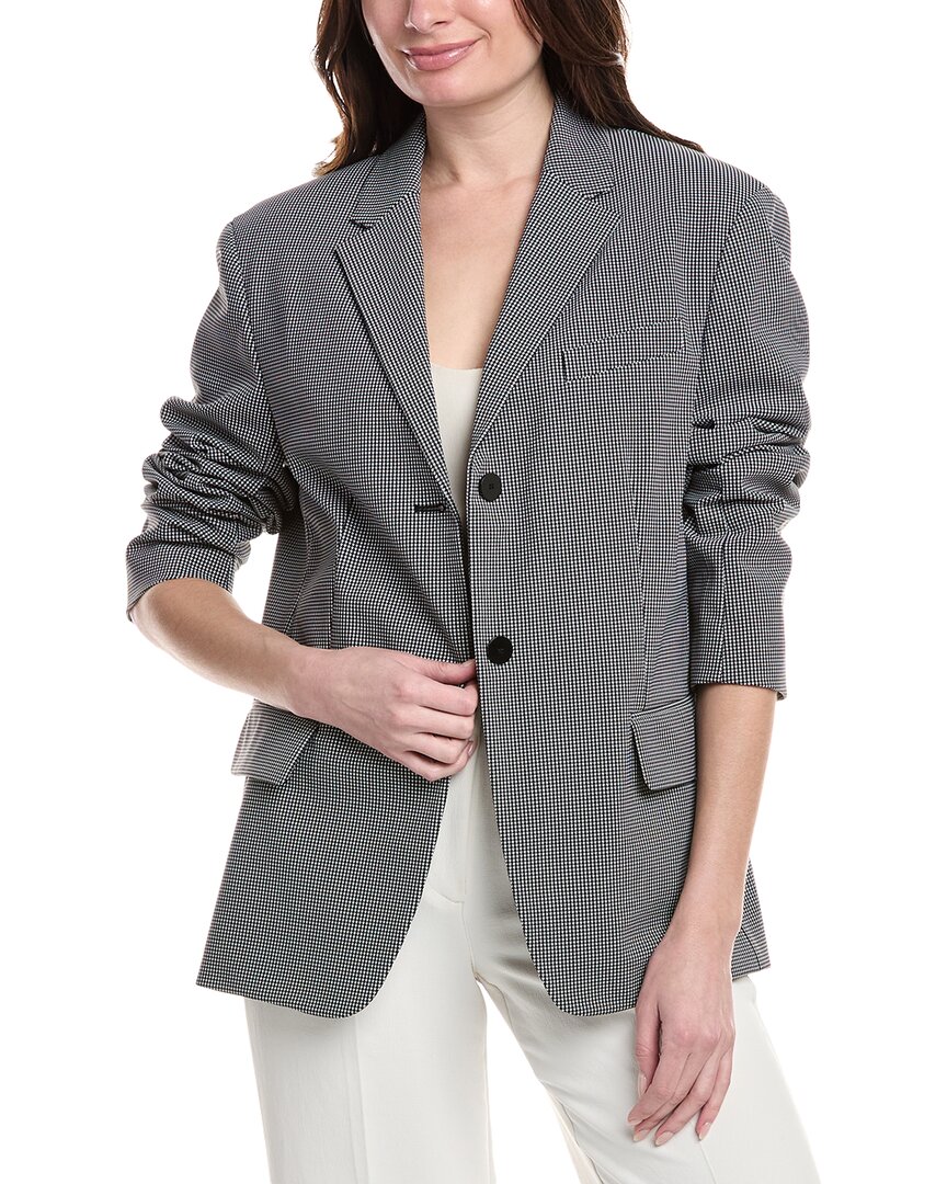 Theory Boxy Oversized Jacket In Black