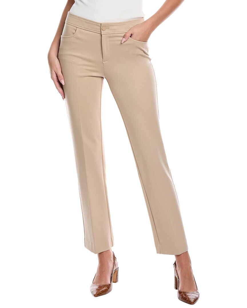 Anne Klein Bootleg Compression Collection Pant In Neutral