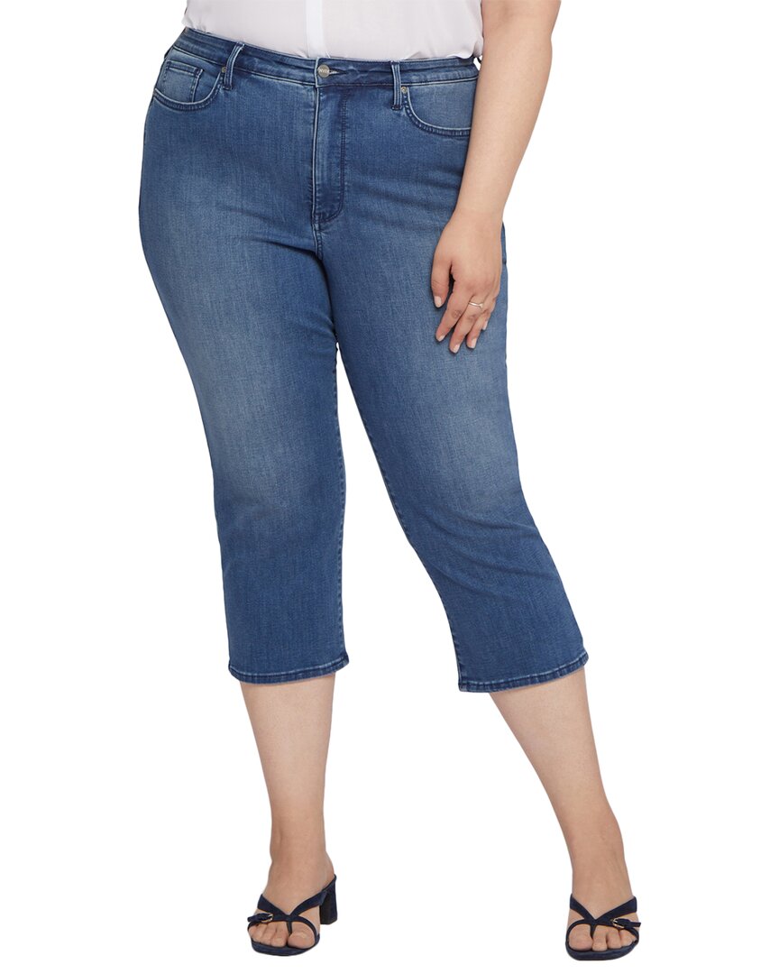 Nydj Plus Joni Splendid High-rise Relaxed Capri Jean