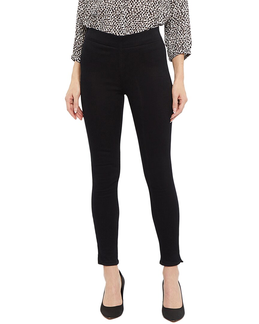 Nydj Petite Skinny Black Ankle Crop Jean In Black
