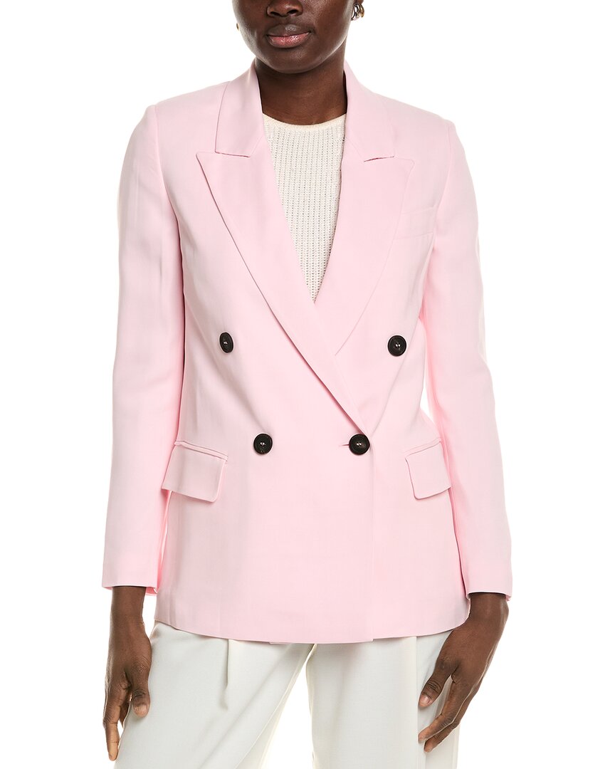 Shop Peserico Blazer In Pink