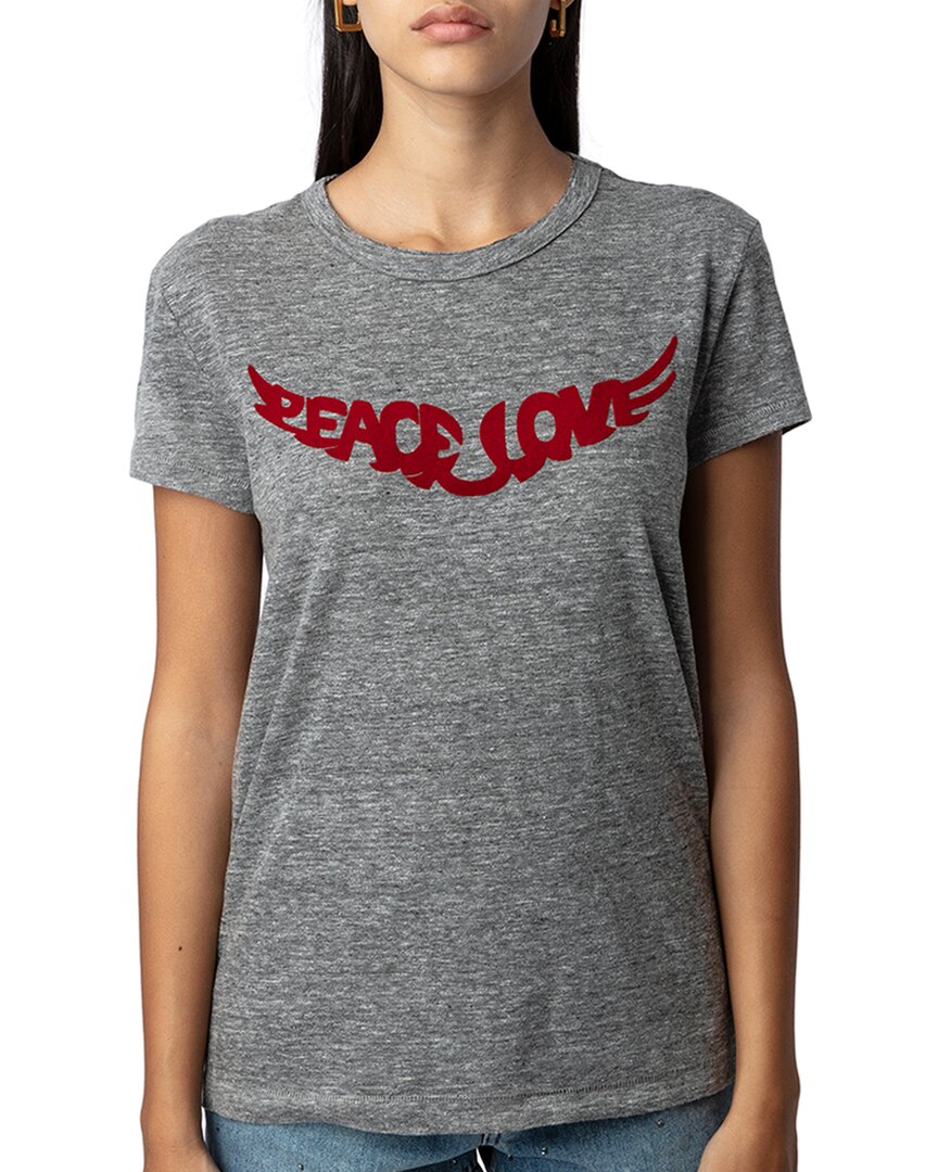 Shop Zadig & Voltaire Walk Peace&love Shirt