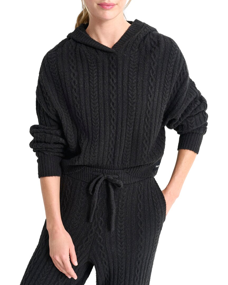 Dkny Cozy Cable Свитер с капюшоном женский Xl