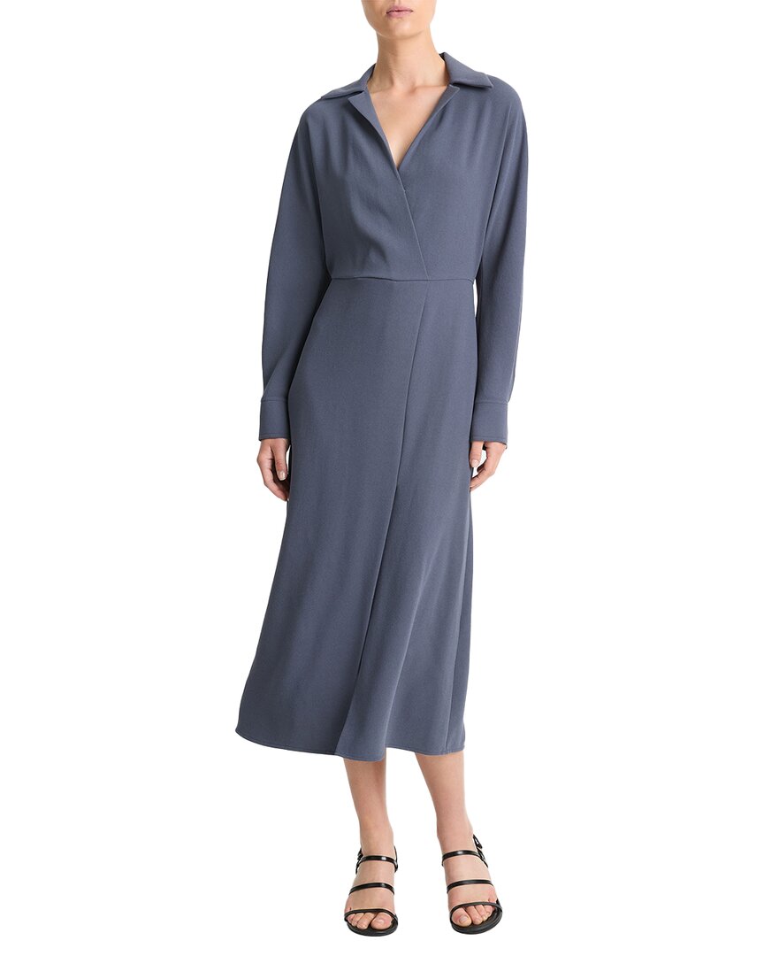 Shop Vince Shaped Collar Dolman Sleeve Dress