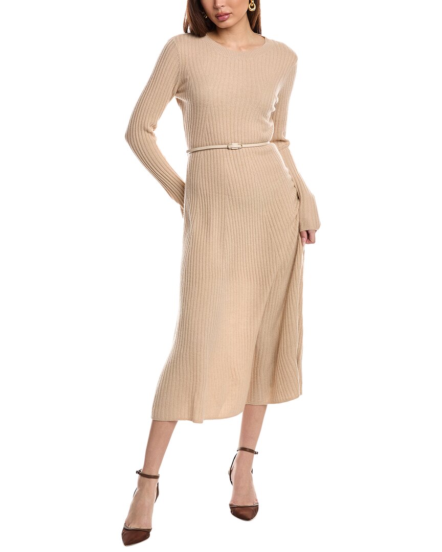 Elie Tahari The Sabrina Cashmere Sweaterdress In Brown