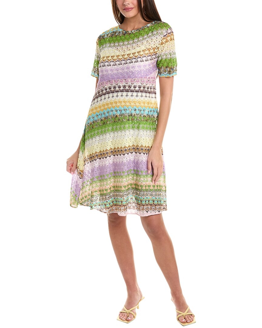 Shop Missoni Lace-effect Knit Midi Dress