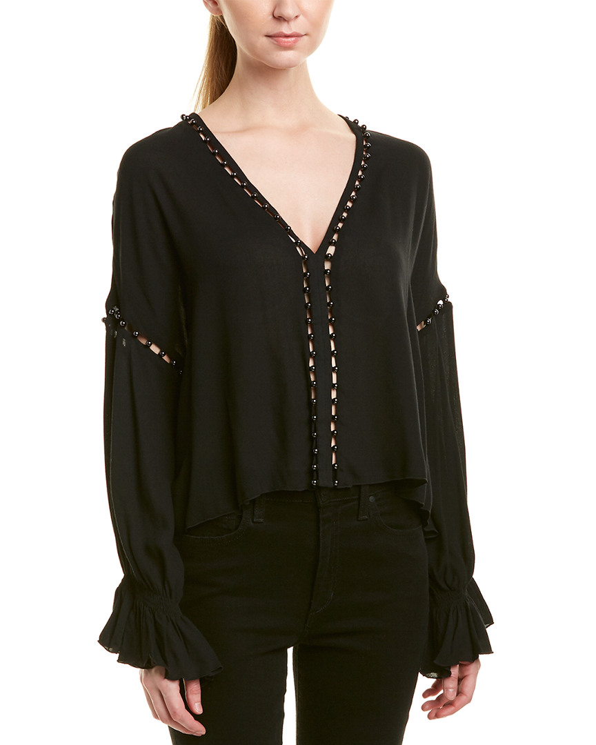 Image of Johnathan Simkhai Beaded Blouse