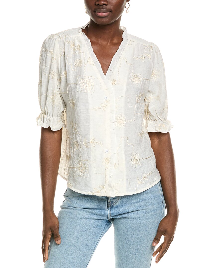 Shop Anna Kay Solvik Blouse In Blue