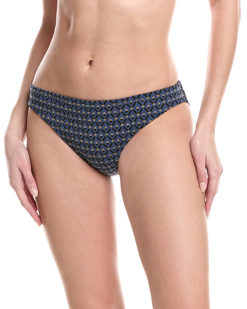 Shoshanna Classic Bikini Bottom In Blue