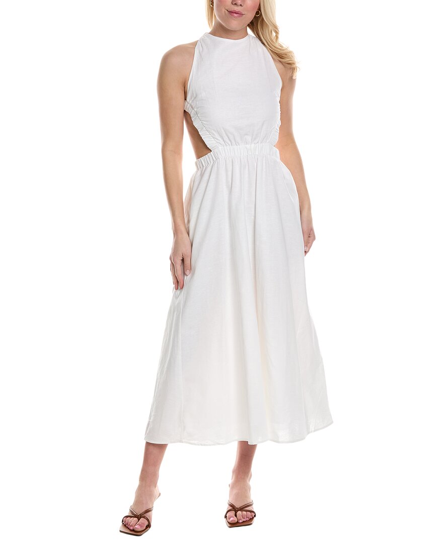 Shop Reveriee A-line Dress In White