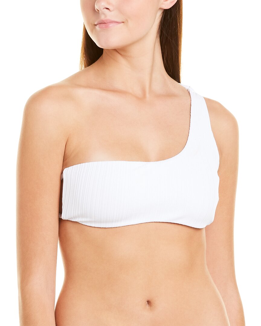 Shop Onia Demi Bikini Top In White