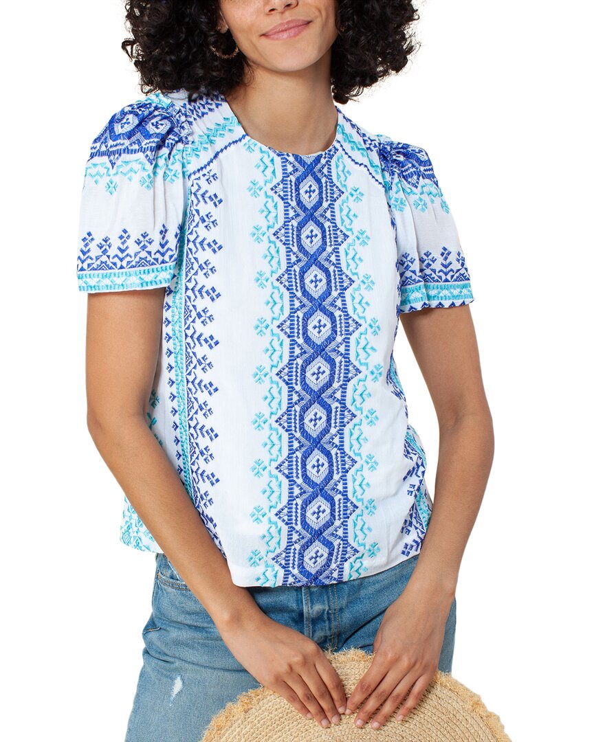 Hale Bob Embroidered Top