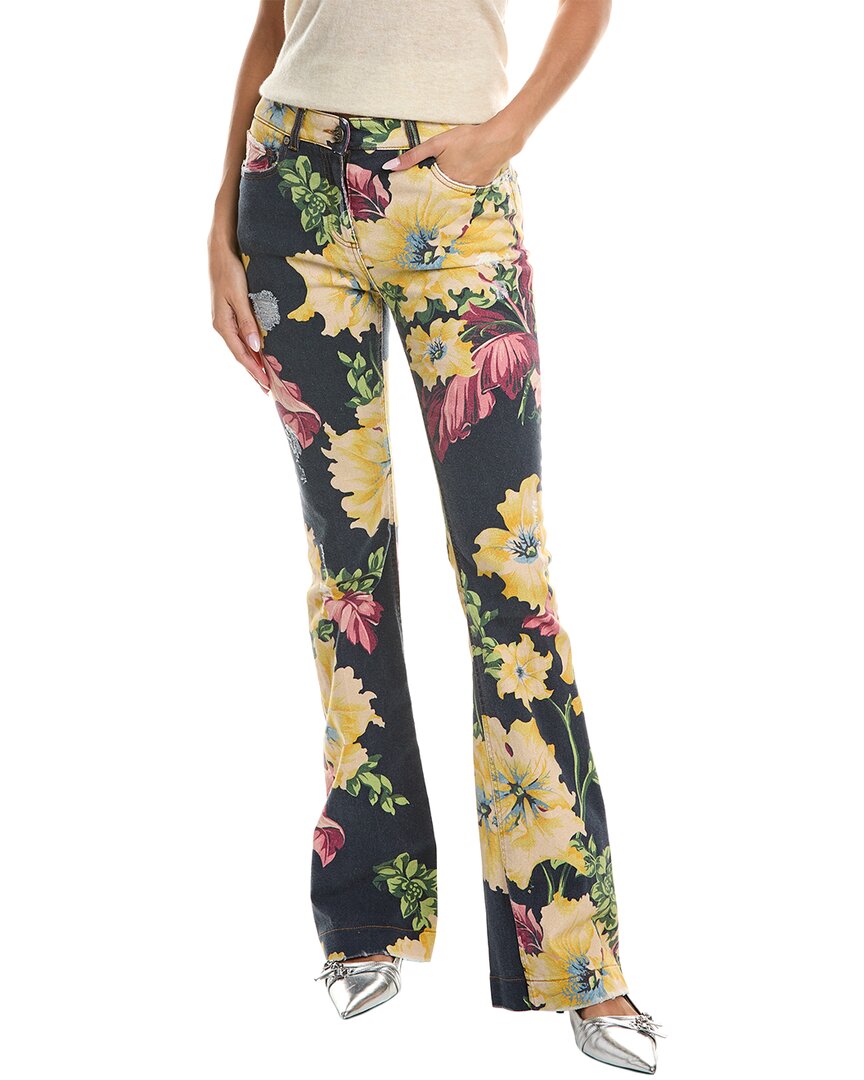 Etro Multicolor Flare Jean