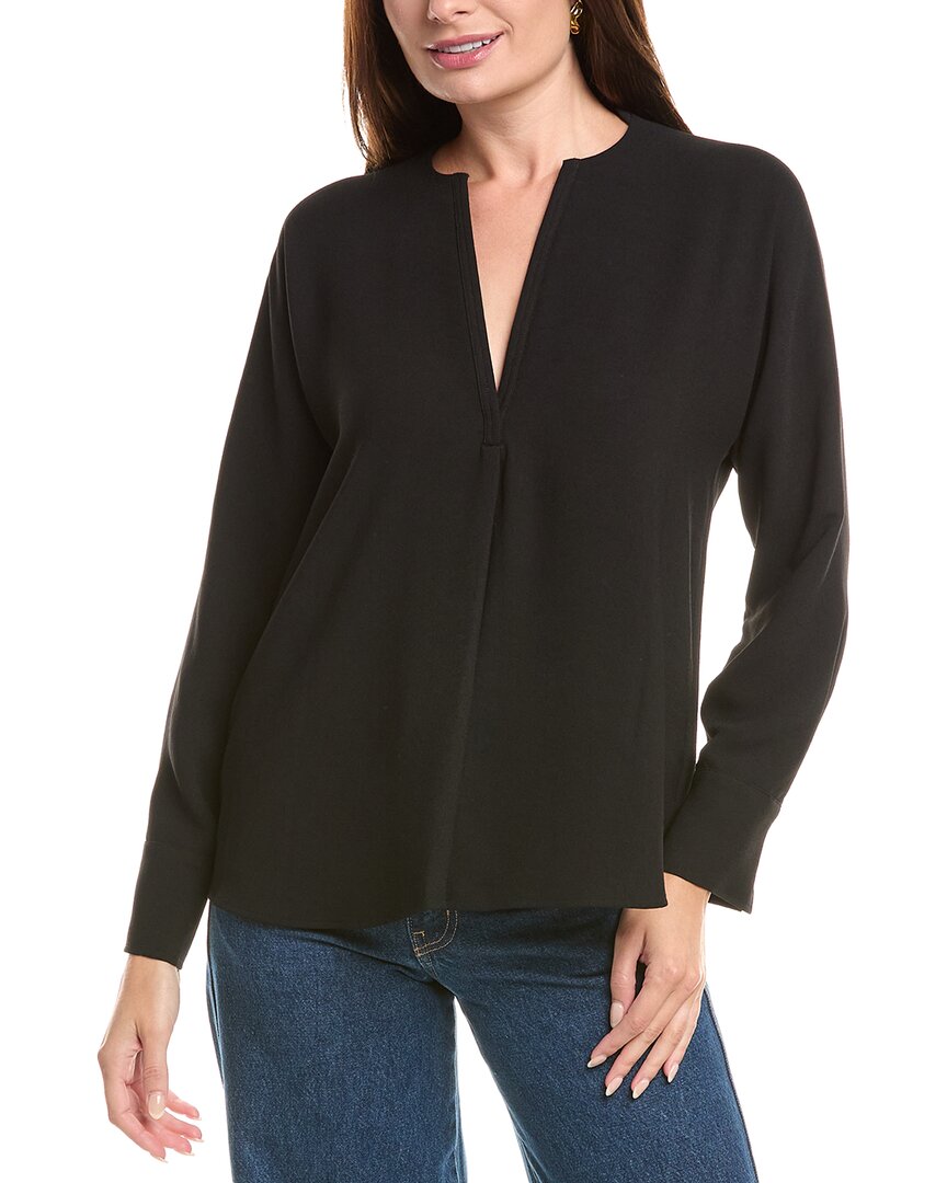 Vince Dolman Sleeve Blouse In Black
