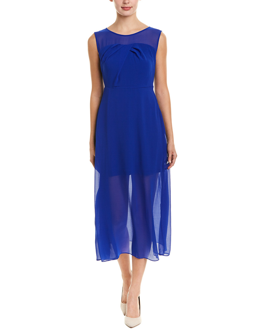Image of Hone Year Silk-Blend Midi Dress