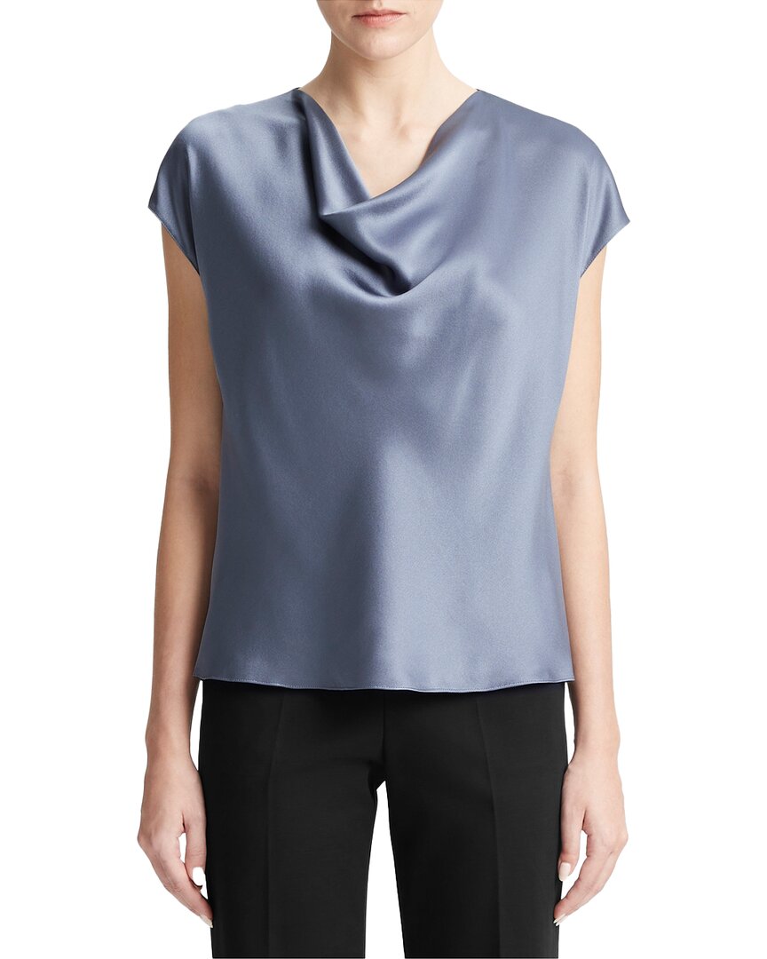 Vince Cowl Neck Silk Blouse