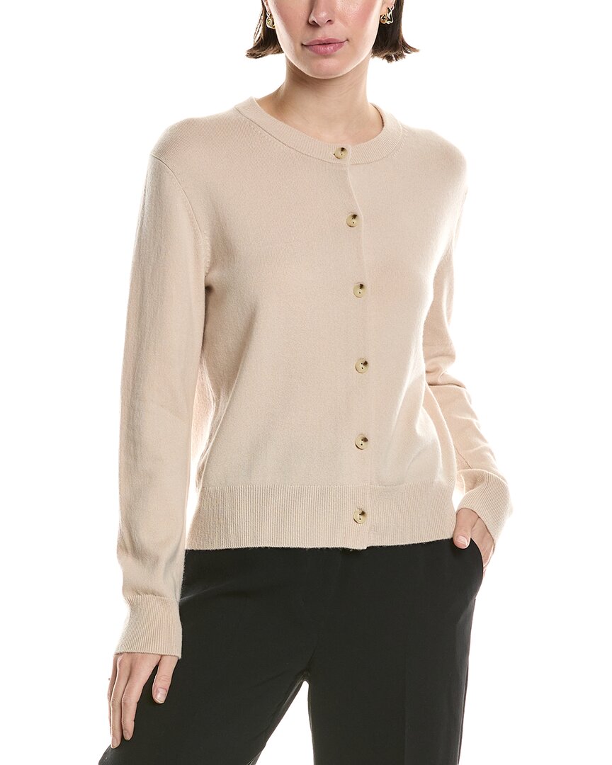 Vince Wool & Cashmere-blend Cardigan In Neutral