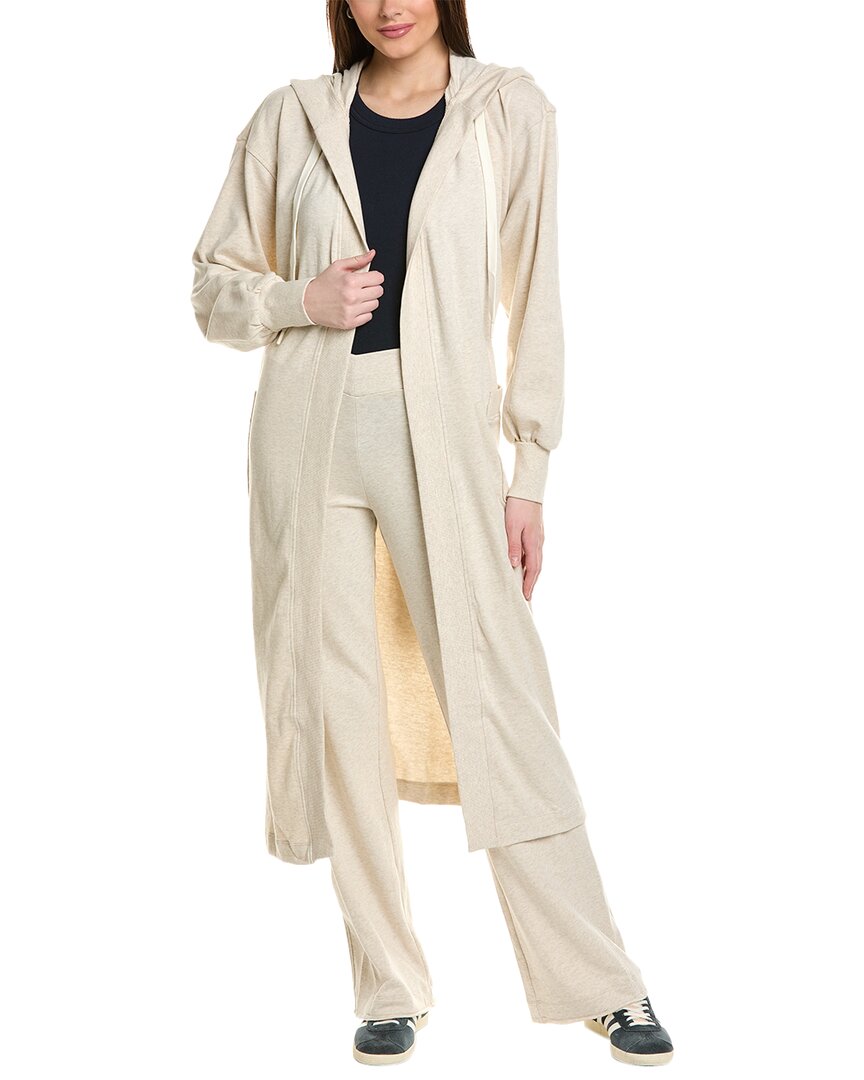 Shop Grey State Robe In Brown