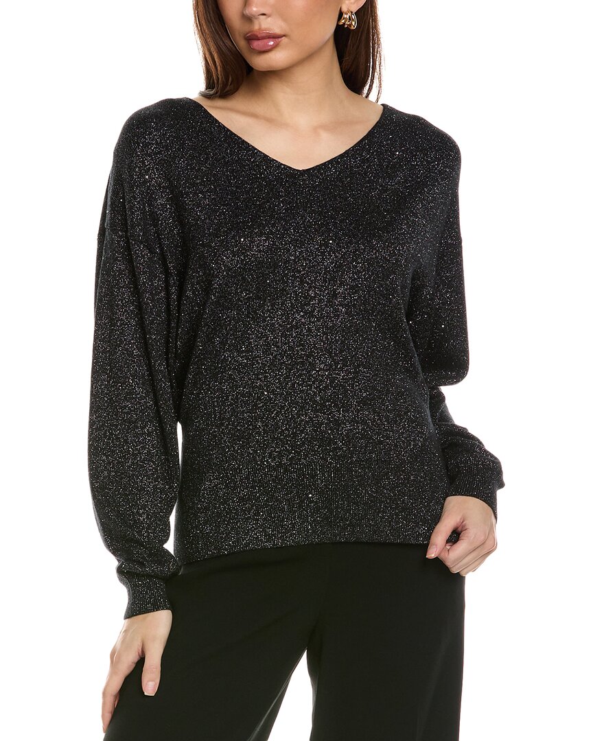 LAFAYETTE 148 LAFAYETTE 148 NEW YORK WOOL & SILK-BLEND VOLUMINOUS SLEEVE V-NECK SWEATER