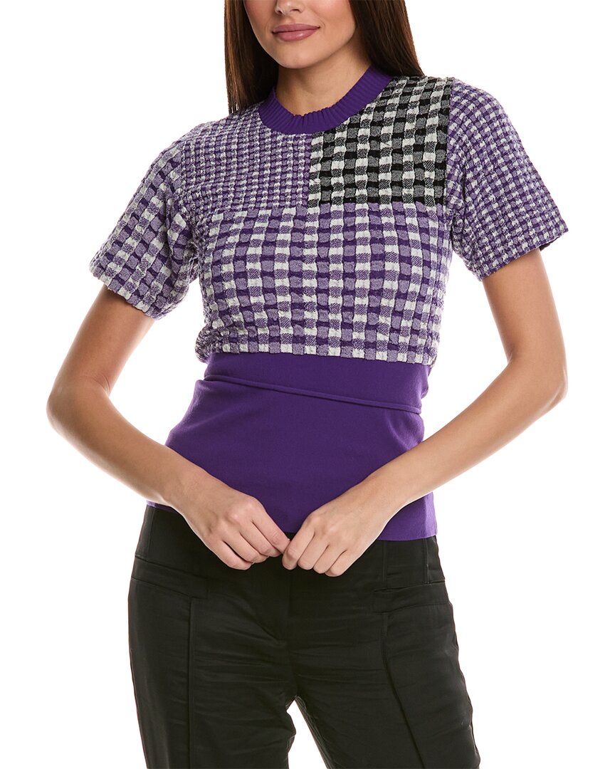 3.1 Phillip Lim Gingham Top In White