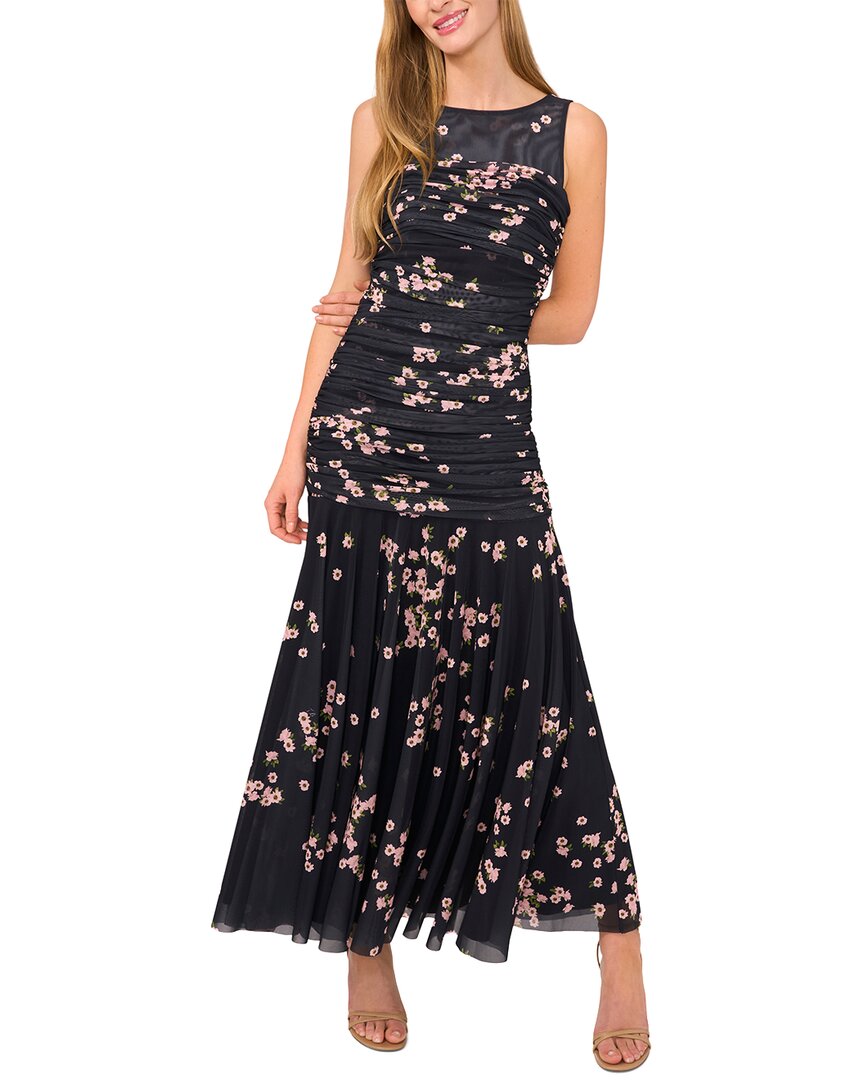 Ted Baker Ruched Mesh Slim Fit Maxi Dress