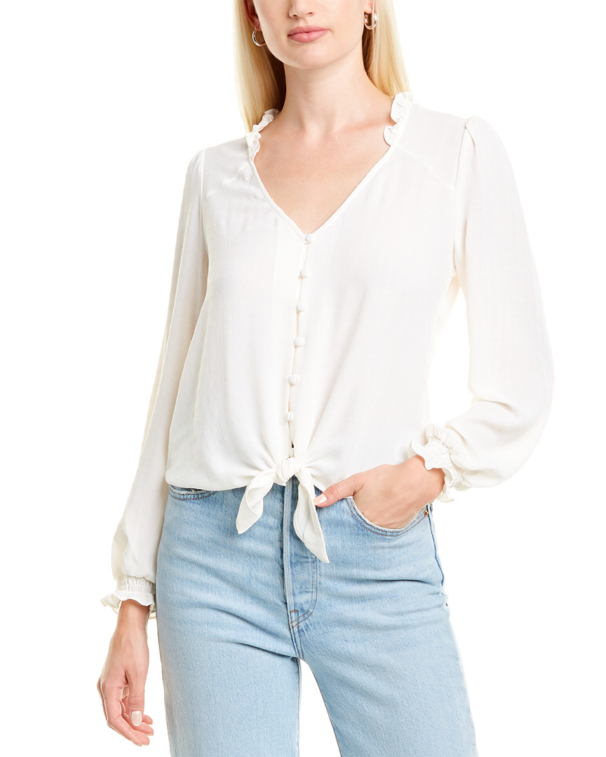 Image of .STATE Sheer Windowpane Top