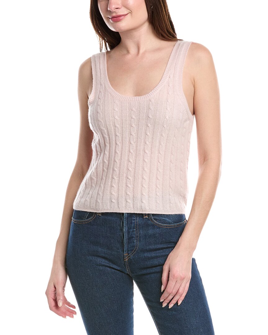 525 AMERICA 525 AMERICA CABLE CROP CASHMERE TANK 