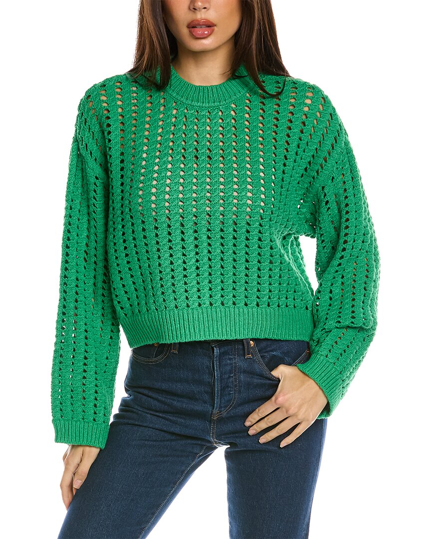 DESIGN HISTORY DESIGN HISTORY OPEN KNIT CROP SWEATER