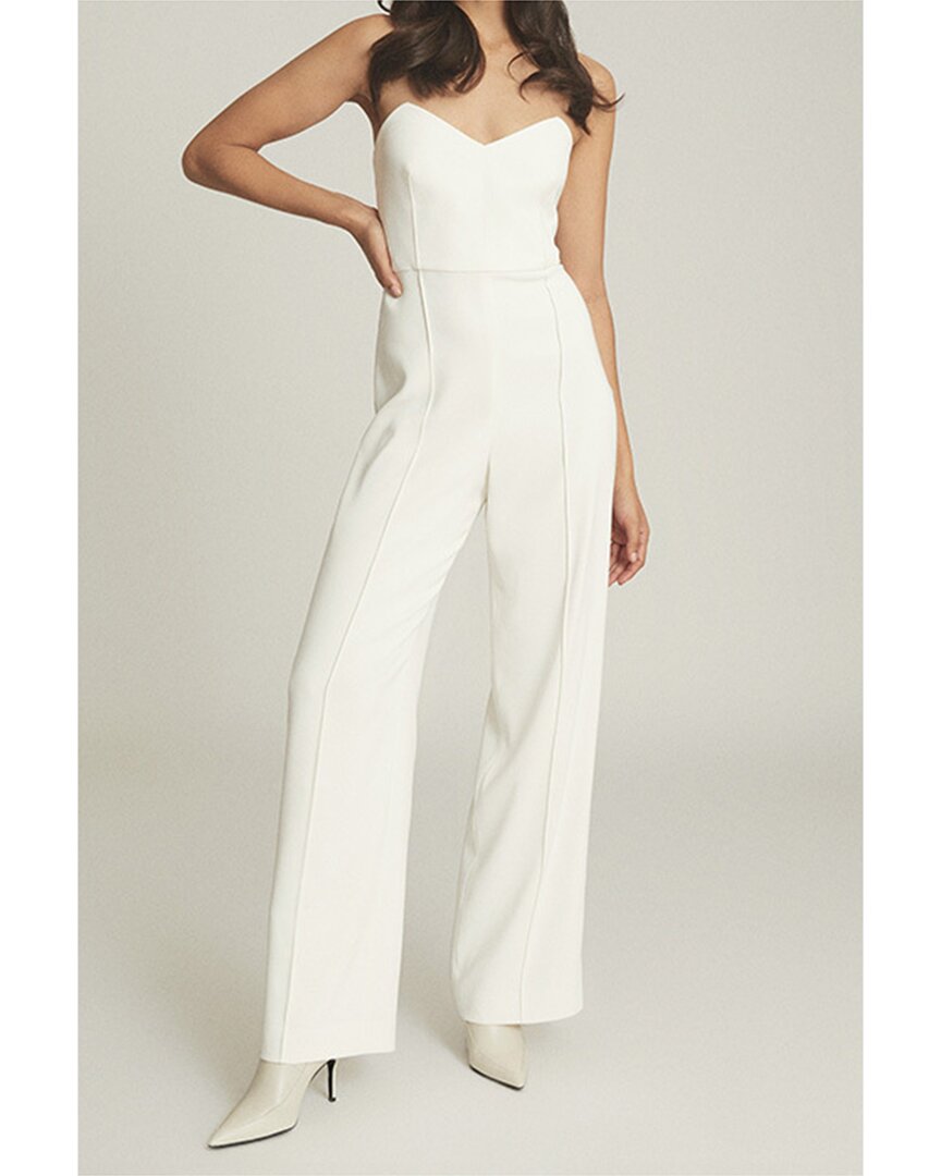 Reiss Bea Jumpsuit In White
