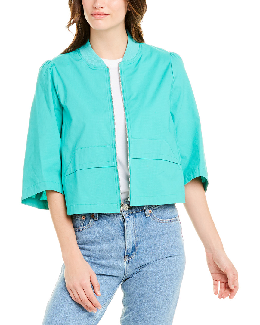 Image of BCBGeneration Ripstop Cropped Bomber Jacket