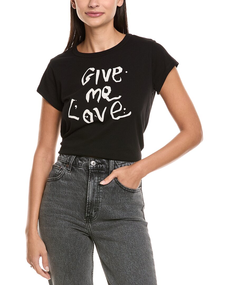 Zadig & Voltaire Give Me Love T-shirt In Black