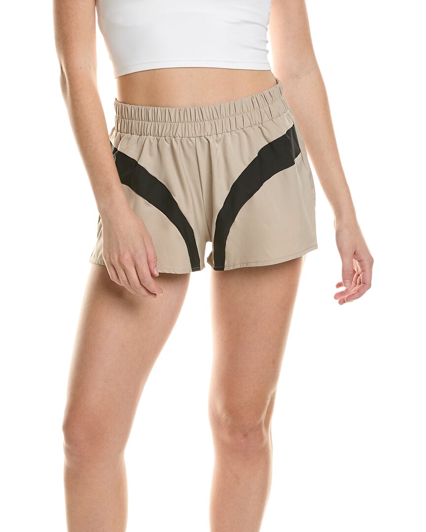 Ivl Collective Vintage Windbreaker Short In Beige