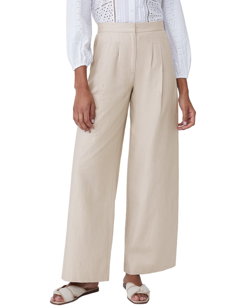 J.mclaughlin Amal Linen-blend Bottom