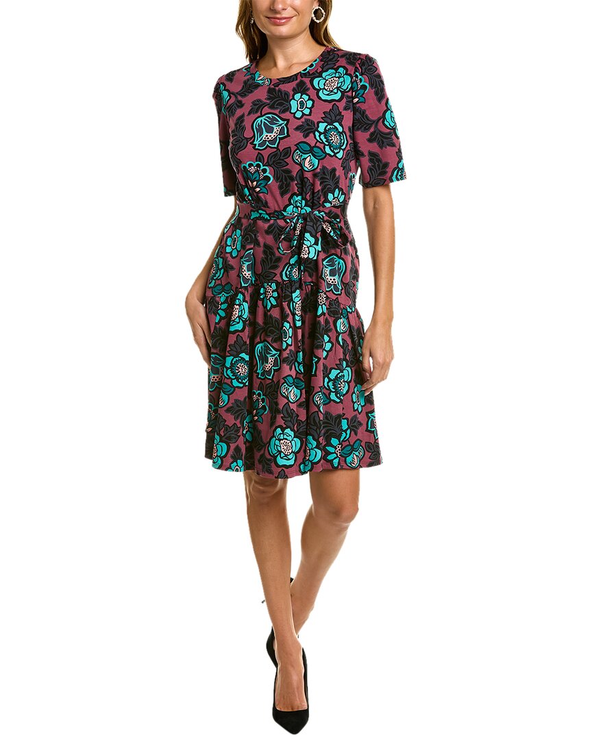 Max Mara Fedora Dress In Multi