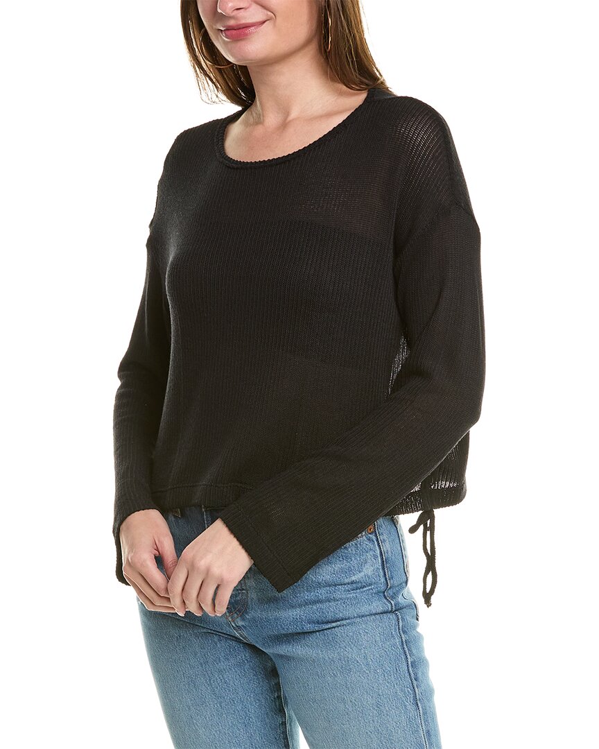 Shop Project Social T Shona Ruched Sweater In Black