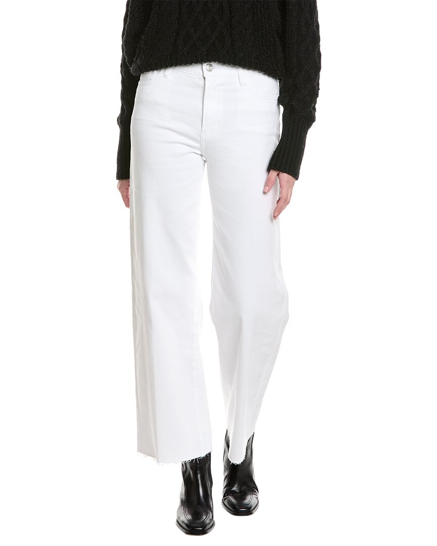 Frame Denim Le Slim Palazzo Pant In White