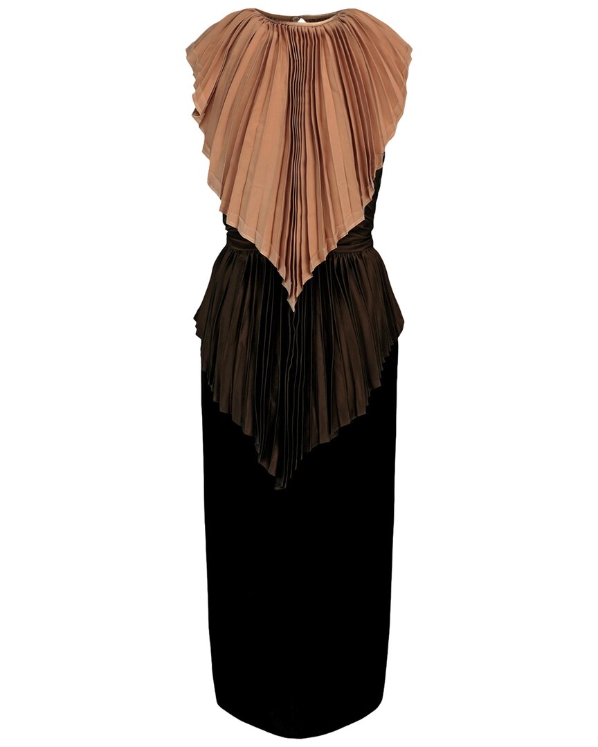 Gucci Plisse Cape Dress