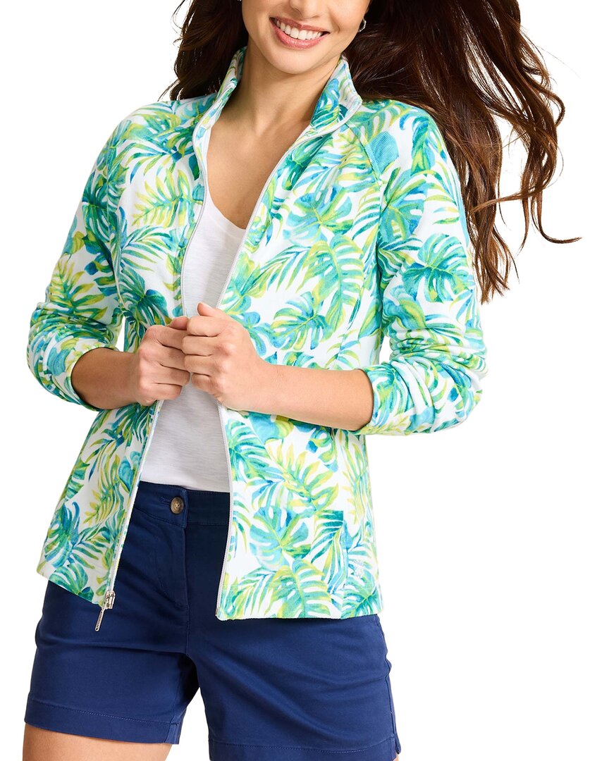 TOMMY BAHAMA TOMMY BAHAMA ARUBA LA PLAYA PALMS FULL ZIP SWEATSHIRT