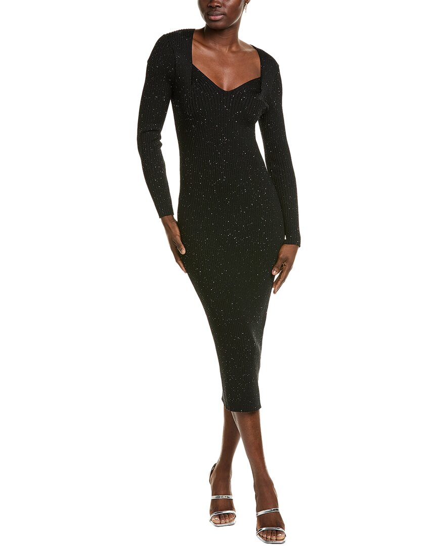 Hugo Boss Boss  Ferima Sweaterdress In Black