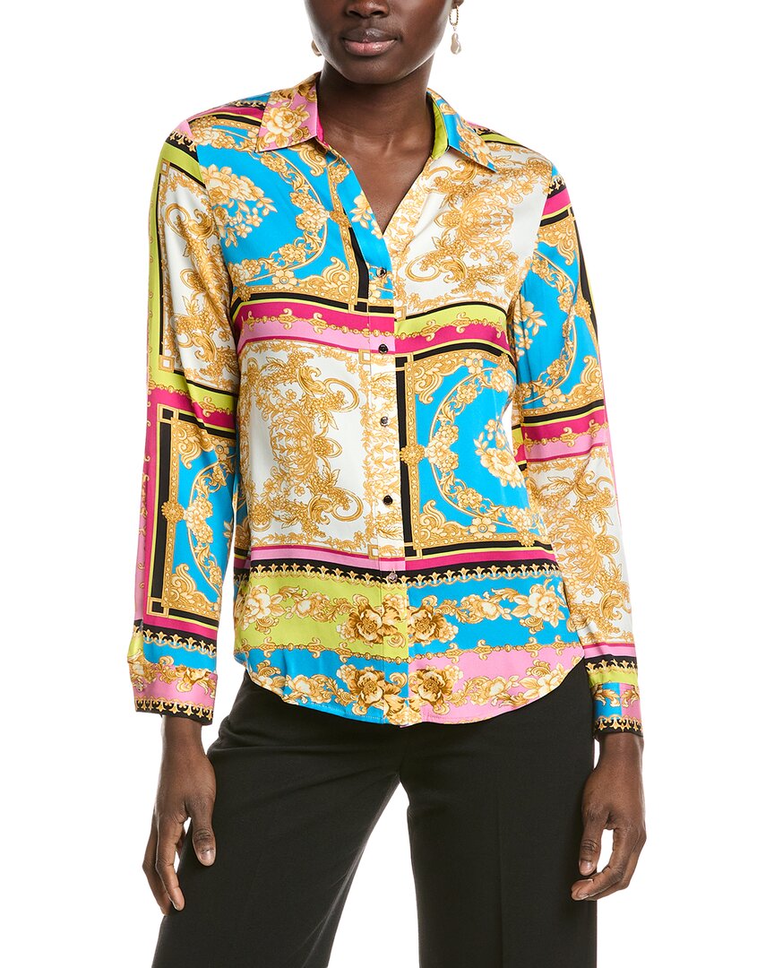 Elie Tahari The Madeline Silk-blend Blouse